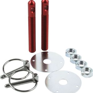 Alum Hood Pin Kit 1/2in Red