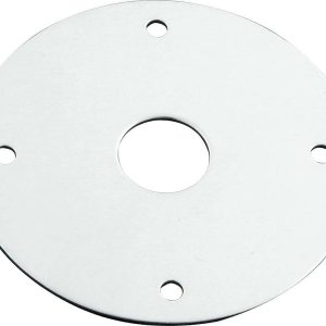 Scuff Plate Aluminum 1/2in Hole 4pk
