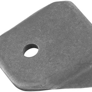 Body Brace Tabs Round Tube 4pk 1/4in Hole