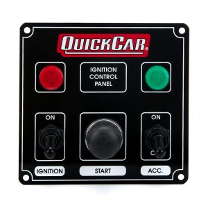 Ignition Panel Black w/ 1 Acc. & Lights