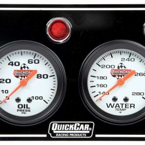 2 Gauge Panel OP/WT Black