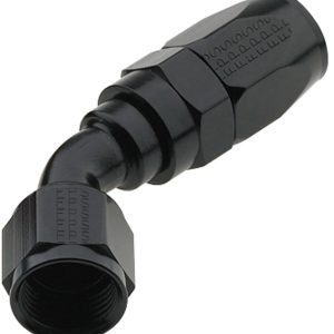 Hose Fitting #8 45 Deg Pro-Flow Black
