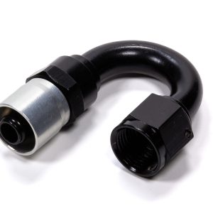 #8 180-Deg Crimp Hose Fitting