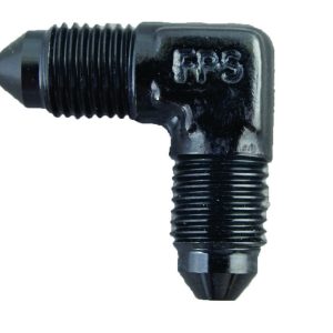 #8 90 Deg Union Fitting Black