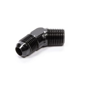 45 Deg Adapter Fitting #3 x 1/8 MPT Black