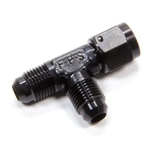 #6 On The Run T-Fitting w/Female Swivel Black