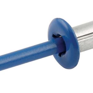 Sm Hd Rivet 250pk Chev Blue Flange Type