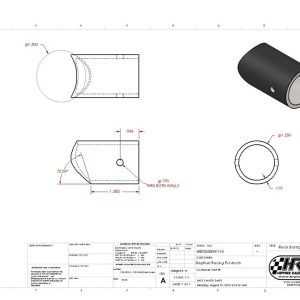 Rear Bumper Spud 18Deg MS