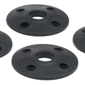 Scuff Plate Plastic Black 4pk