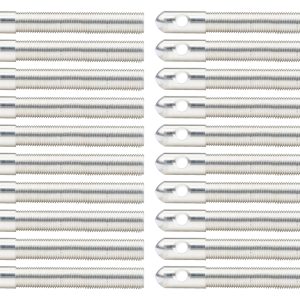 Alum Hood Pins 1/2in 1/4in Holes Silver 20pk