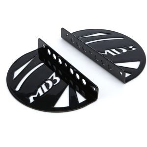 Black End Plates PAIR