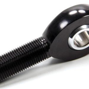 3/8 x 3/8-24 LH Male Alm Rod End  Black