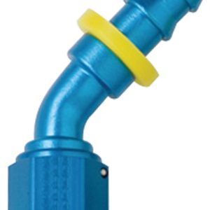 Hose Fitting #6 45 Deg Push Lock