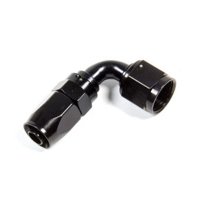 Hose Fitting #10 90 Deg. to #8 Hose Black
