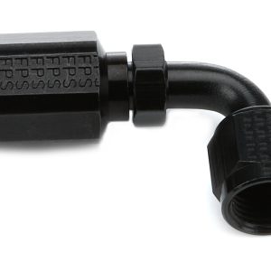 #6 x 90 Degree Hose End Aluminum Black Only
