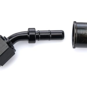 #4 45-Deg Crimp Hose Fitting