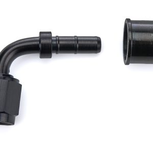 #4 90-Deg Crimp Hose Fitting