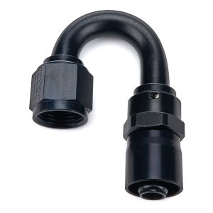 #8 180-Deg Crimp Hose Fitting