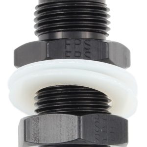 #8 Fuel Cell Bulkhead Fitting Black