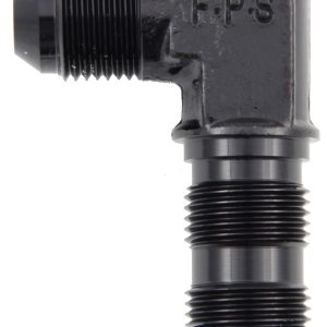 #3 x 90 Deg Bulkhead Fitting Black