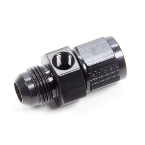 Gauge Adapter Fitting #8 Male to #8 Female Black