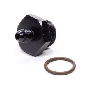 #4 x 7/8-14 (#10) Radius O-Ring Fitting Black