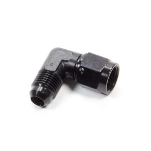 #6 Female Swivel to Male 90 Degree Fitting Black